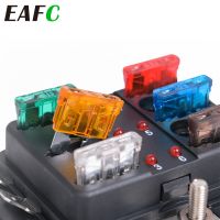 【YF】 100/50pcs Car Truck Micro Blade Fuses 2A 3A 5A 7.5A 10A 15A 20A 25A 30A 35A Type Fuse Set with Plastic Box Assortment