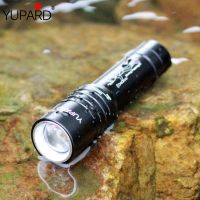 XM-L2 T6 LED 1000LM Diving zoom Flashlight diver zoomable Torch Brightness Waterproof underwater 30m White Light Led Torch