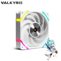 พัดลมระบายความร้อน Valkyrie X12 White S-RGB 12cm Cooling Fan 80CFM 3.14mmH2O ARGB Ready รับประกันสินค้า 5 ปี