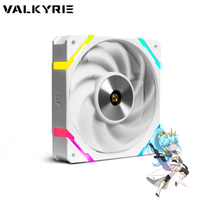 Valkyrie X12 White S-RGB 12cm Cooling Fan 80CFM 3.14mmH2O ARGB Ready 5 Year Warranty