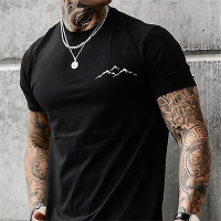 2023 Casual Short Sleeved T-shirt, Loose Print, Summer Minimalist Style, Mens Street Clothing Unisex