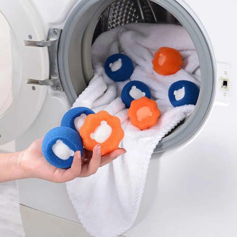 3pcs Reusable Washing Machine Lint Catcher Household Washing Machine Lint  Mesh Bag Hair Filter Net P