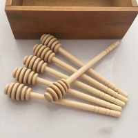 2Pc Practical Long Handle Wood Honey Spoon Mixing Stick Dipper For Honey Jar Coffee Milk Tea Supplies Kitchen Tools YH-460060