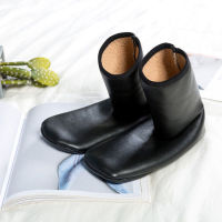 Winter Warm Thermal Boot Slipper PU Leather Indoor House Soft Non-Slip Socks Men Women Breathable Comfortable Middle Socks