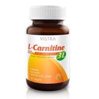 ?Vistra?แอล-คาร์นิทีน เพิ่มการเผาผลาญ  L-Carnitine 3L 500 mg Plus Amino Acids 30 Tablets