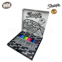 20 ด้าม Sharpie ชาร์ปี้ ชุดปากกามาร์คเกอร์แบบคละสี หัว 1.0 มม. และ หัว 0.3 มม. – 20 ct Sharpie Permanent Markers Assorted Color F Point , UF Point TORTOISE Special Edition –ปากกาลบไม่ได้ กั