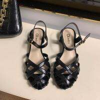 2021Outside Sandals 2021 Summer Sale Of Womens Shoes Breathable New Girls Flat Fashion Gladiator Closed Low Rome Hoof Heels Scandal