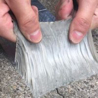 Aluminium Foil pita perekat sekering tahan air Sealing Strip Roll merekat sendiri atap pipa perbaikan