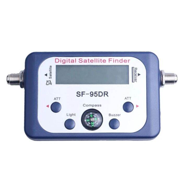 1 Set Digital Sf95dr Meter Satfinder Satellite Sat Decoder Receiver
