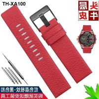 leather watch strap suitable for DZ1657 7395 7370 7430 male and female chain 26m