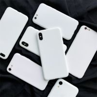 White Black Matte Coque For iPhone 12 11 Pro Xs Max XR X 6 6S 7 8 Plus SE 2020 Back Cover for iPhone 13 14 pro max Phone Case  Screen Protectors