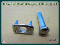 MITSUBISHI GALANT SIGMA 1600 GL (A121) DOOR BUTTON LOCKING "CHROME" SET (689) #ปุ่มล็อค พร้อม แหวนปุ่มล็อคประตู สีชุบ