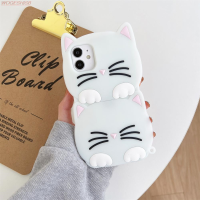 Newhot การ์ตูน Meow Cat Luminous เคสศัพท์สำหรับ realme 7 8 C1 GT NEO Q2 Q3s Q3t Q3i V13 V15 X7สูงสุด5G narzo 30 Pro ซิลิโคนจัดส่งฟรี