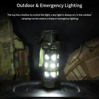 Outdoor Camping Light ยุทธวิธี M84 Grenade Dummy Survival Strobe LED โคมไฟรุ่นเลียนแบบ Cosplay Props คอสเพลย์ทหาร Gears