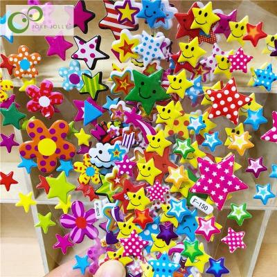 10 Sheets 3D Puffy Stickers Star Boys Girls Gift Toys for Children Teachers Reward Supplies Kids Early Learning Toys GYH Stickers Labels