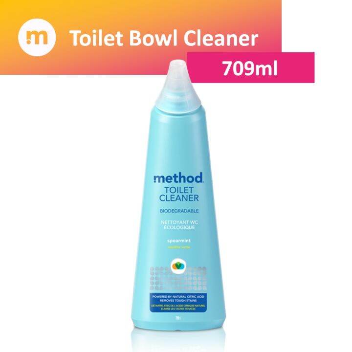 Method ANTIBAC TOILET Bowl Cleaner 709ml (Spearmint) Lazada