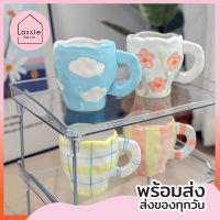 NEW?【พร้อมส่ง】แก้วมัค MUG ?เครื่องปั้นมือ☕ งานแฮนด์เมด ฟิลคุณหนูสุด?ถูกที่สุด?จานชาม เซรามิก LassieDecor