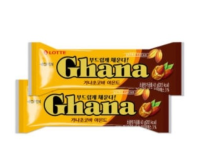 ขนมเกาหลี กาน่า ช็อกโก บาร์ อัลมอนด์ - ลอตเต้  ( NEW )Gana Choco Bar Almond - Lotte가나쵸코바아몬드-롯데 43g พร้อมส่ง