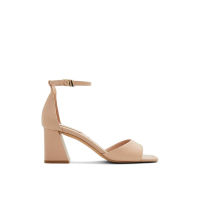 ALDO SAFDIE HEELED SANDALS - CREAM