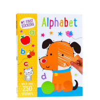 My first stickers alphabet my first letter sticker book childrens interesting English Enlightenment cognitive activity sticker color maze game book contains more than 250 stickers