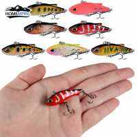 Homempire 4กรัม4เซนติเมตรมินิ VIB ล่อตกปลาจมสั่นสะเทือน Crankbait โมโหประดิษฐ์เหยื่อสำหรับตกปลาฤดูหนาวน้ำแข็งหอกเบส Swimbait