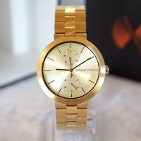 Michael Kors MK6408 (39mm) Garner Gold Tone Ladies Watch