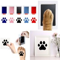 Pet Dog Cat Footprints Handprint Ink Pads Kits for DIY Photo Frame Accessories Newborn Baby Pet Cat Dog Stamp Paw Print Souvenir Drawing  Sketching Ta