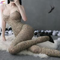 Rompers Jumpsuit Sheer Nightclub Open Crotch Sleeveless Womens Rompers