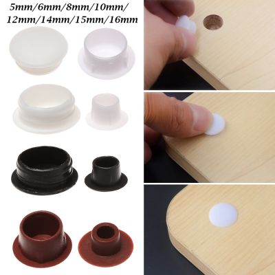 Hot 50Pcs 5 16mm Furniture Hole Covers Protection Screw Cover Decor Dust Plug Stopper Cabinet Drill Hole Plug Hardware Grommet