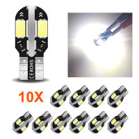 10X 8SMD W5W T10 หลอดไฟ LED Canbus 5730 SMD 194 ภายในรถสัญญาณโดมอ่านป้ายทะเบียนไฟสัญญาณ Wedge Light 12V-ujce8277