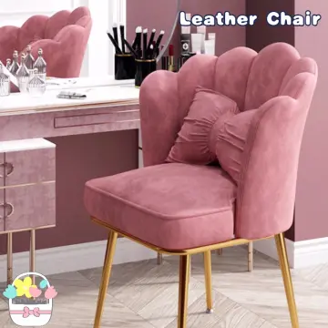 Pink chair for online dressing table