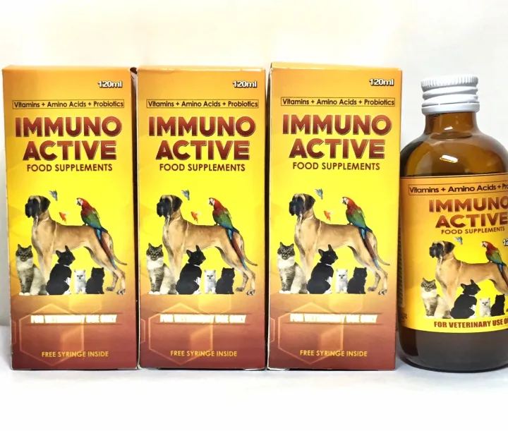 [SOUTH VET] 3pcs Immuno Active 120ML Food Supplement Appetite