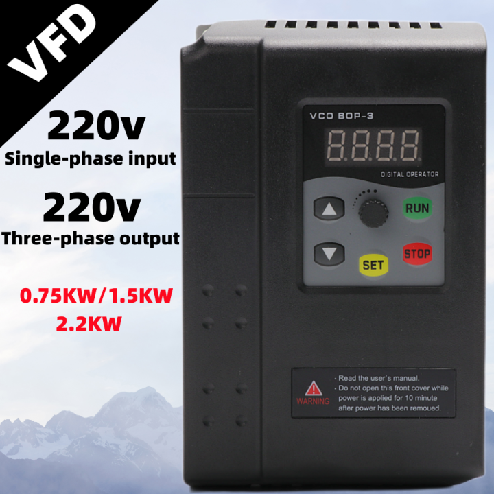 2 2kw Vfd Ac 220v 0 75kw 1 5kw Variable Frequency Drive Vfd Frequency Converter Inverter Speed