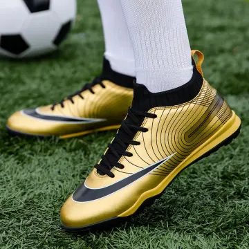 gold indoor soccer shoes
