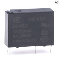 [Nicoles] HF46F -G- 5 12 24 -HS1 -HS1T 7A 5A 30VDC 250VAC DC5V รีเลย์12V 24V HF46F-12-HS1