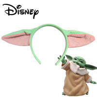 Baby Yoda Headband Plush อุปกรณ์เสริมผมอะนิเมะรูป Star Wars คอสเพลย์ Alien Hair Hoop Hairband สาวการ์ตูน Gift