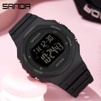 SANDA Men Wrist Shockproof Women 39;s Fashion Boy Eletronico Wristwatch ♝