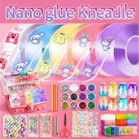 【Ready Stock】 ﺴ☾ C30 Nano Tape Blowing Bubble Double-Sided Air Pinch Music Children Handmade diy Plus Glitter Sticker Set