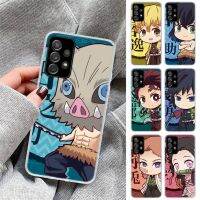 Demon Slayer Cute Anime Phone Case For Samsung Galaxy A12 A13 A22 A23 A32 A33 A52 A53 A72 A73 A42 A02S A03S 5G A50S A70S Coque