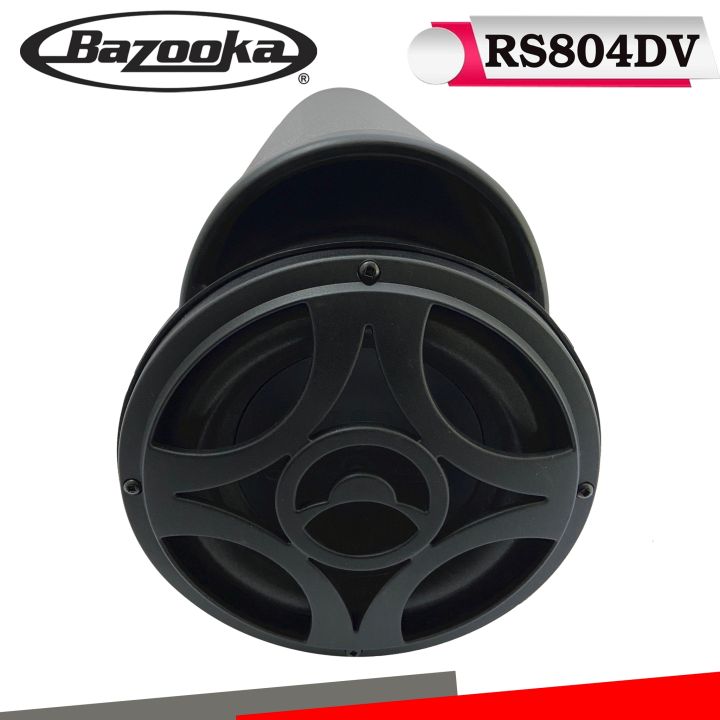 ซับท่อติดรถยนต์-เครื่องเสียงรถยนต์-เรือ-bazooka-รุ่น-rs804dv-ซับตู้สูตร8นิ้วกันนำพร้อมลำโพงฝาปิด200-วัตต์