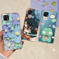 เคสดีไซน์2023สำหรับ OPPO A15 A15S หรูหราเคสใส่โทรศัพท์สำหรับ OPPO CPH2179 CPH2185กรอบหลังซิลิโคนนิ่ม