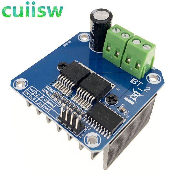 Double BTS7960 43A H-Bridge High-Power Motor Driver Module/ Diy Smart ...
