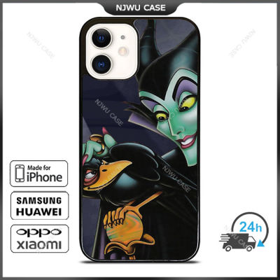 Maleficent Disney Phone Case for iPhone 14 Pro Max / iPhone 13 Pro Max / iPhone 12 Pro Max / XS Max / Samsung Galaxy Note 10 Plus / S22 Ultra / S21 Plus Anti-fall Protective Case Cover