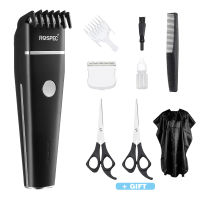 ROSPECUSB Electric Hair Clippers Trimmers For Men Adults Kids Cordless Rechargeable Hair Cutter Machine Professional