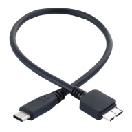 Hard Drive Cable,USB 3.1 Type-C Male to USB 3.0 Micro-B Male Data Cable for Tablet Phone thumbnail
