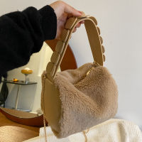 MNR161 Hairy small bag 2022 ใหม่อินเทรนด์เรียบง่ายผู้หญิงกระเป๋าแฟชั่นกระเป๋าถือกระเป๋าสะพายไหล่ใต้วงแขนทั้งหมด