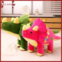 WLSBW สัตว์ยัดไส้หมอนตุ๊กตานิ่ม3สี16 "ตุ๊กตาไดโนเสาร์ของเล่น Triceratops