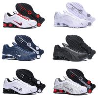 2023 New [Original] ΝΙΚΕ Sh0x R- E- 4 High-Tech Ar* Column MenS Fashion Breathable Running Shoes Comfortable Casual Sports Shoes 01 {Free Shipping}