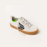 CARIUMA CATIBA PRO Skate Gum Vintage White Suede/Canvas Black Logo Mens Sneaker