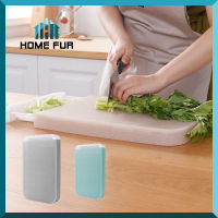 Home Fur: เขียงซิลิโคน เขียงอเนกประสงค์ 2in1 เขียงหั่น ผักผลไม้ มีถาดรองถอดออกได้ ระบายน้ำได้ ใช้งานง่าย